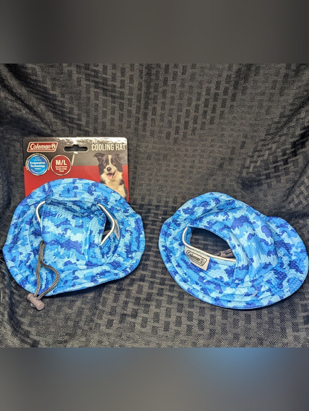Coleman Kids Blue Camo Sun Cooling Hat